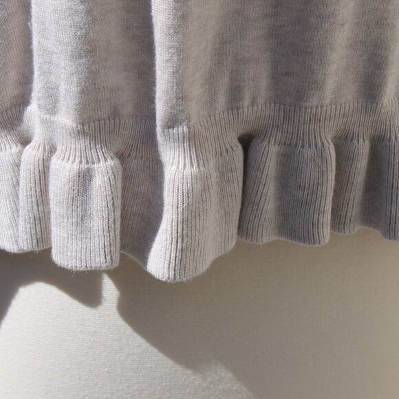 Verve Ami Women's Open Cropped Cardigan Neutral Taupe Size Small - Picture 7 of 9